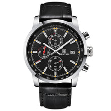 Benyar Leather Waterproof Quartz Watch