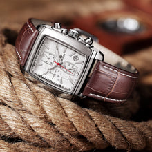 Chronograph Leather Watch